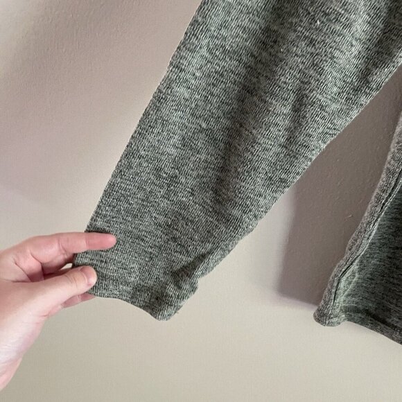 Gap Mens Sz S Heather Green Long Sleeve 4-Button Collared Henley Sweater - Picture 3 of 10